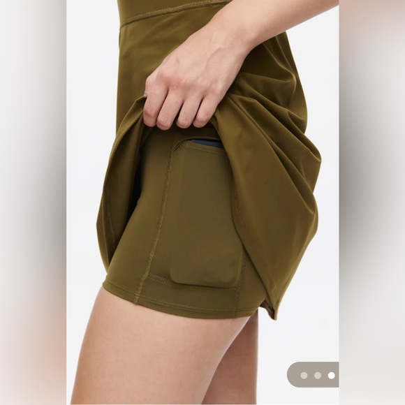 Outdoor Voices Dark Olive Volly dress - Picture 2 of 5